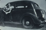 Ellis McGarvey With His First Car