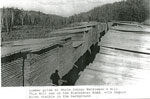 Lumber piles at Watkinson's Mill