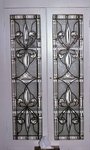 leaded glass cupboard