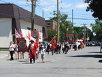 parade on Peel Street heading west