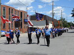 Band in blue