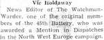 Holdaway, V.