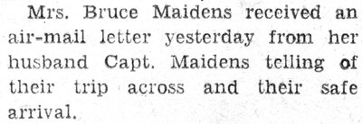 Maidens, B.