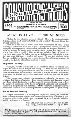 Meat is Europe's Great Need