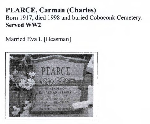 Page 285: Pearce, Carman (Charles)