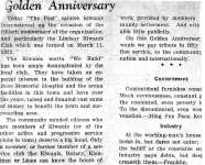 Golden Anniversary - 19 January 1965