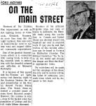 On the Main Street - 25 November 1966