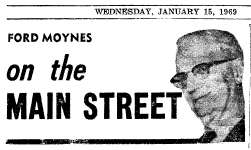 On the Main Street - 15 January 1969