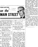 On the Main Street - 3 February 1969