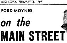 On the Main Street - 5 February 1969