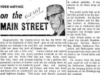 On the Main Street - 8 October 1969
