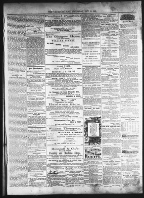 Canadian Post (Lindsay, ONT), 17 Oct 1861