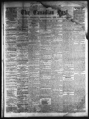 Canadian Post (Lindsay, ONT), 25 Sep 1862