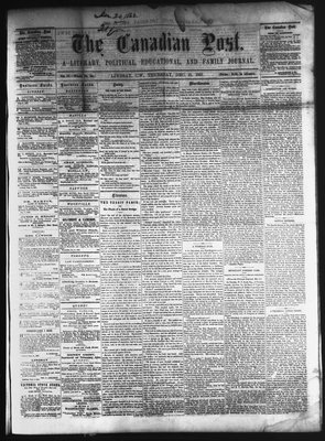 Canadian Post (Lindsay, ONT), 25 Dec 1862