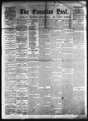 Canadian Post (Lindsay, ONT), 7 May 1863