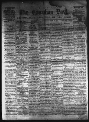 Canadian Post (Lindsay, ONT), 17 Sep 1863