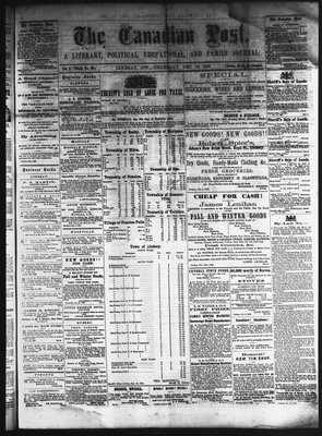 Canadian Post (Lindsay, ONT), 31 Dec 1863