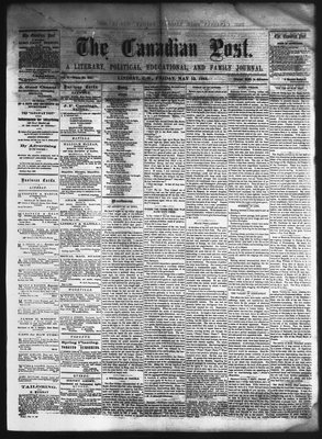 Canadian Post (Lindsay, ONT), 13 May 1864