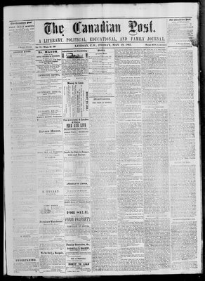 Canadian Post (Lindsay, ONT), 19 May 1865