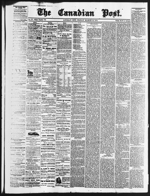 Canadian Post (Lindsay, ONT), 20 Mar 1874