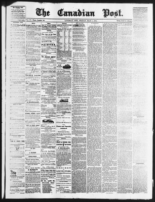 Canadian Post (Lindsay, ONT), 1 May 1874