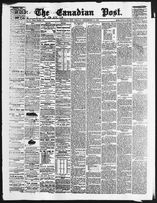 Canadian Post (Lindsay, ONT), 18 Dec 1874