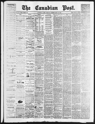 Canadian Post (Lindsay, ONT), 26 Feb 1875