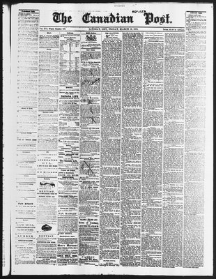 Canadian Post (Lindsay, ONT), 19 Mar 1875