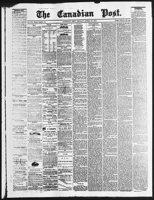 Canadian Post (Lindsay, ONT), 23 Apr 1875