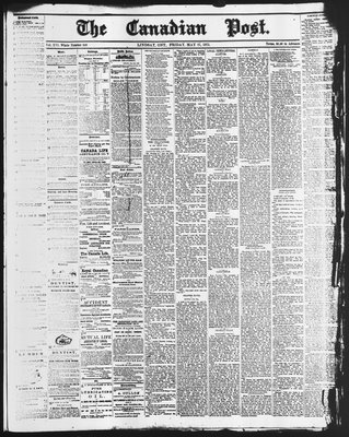 Canadian Post (Lindsay, ONT), 21 May 1875