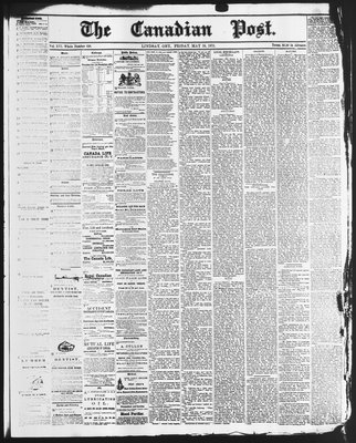 Canadian Post (Lindsay, ONT), 28 May 1875