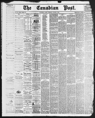 Canadian Post (Lindsay, ONT), 4 Jun 1875