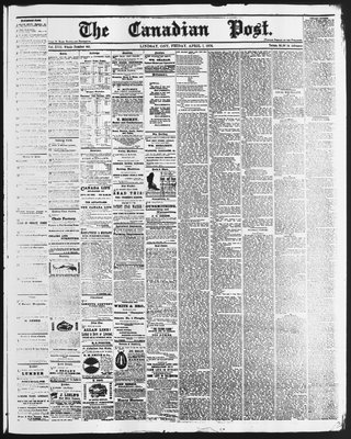 Canadian Post (Lindsay, ONT), 7 Apr 1876