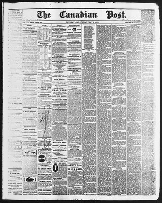 Canadian Post (Lindsay, ONT), 5 May 1876