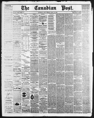 Canadian Post (Lindsay, ONT), 19 May 1876