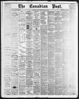 Canadian Post (Lindsay, ONT), 26 May 1876