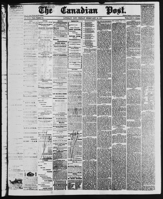 Canadian Post (Lindsay, ONT), 23 Feb 1877
