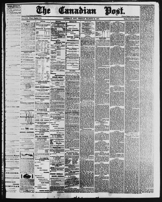 Canadian Post (Lindsay, ONT), 23 Mar 1877