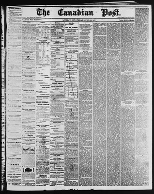 Canadian Post (Lindsay, ONT), 20 Apr 1877