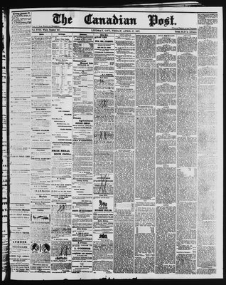 Canadian Post (Lindsay, ONT), 27 Apr 1877