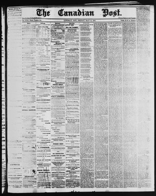 Canadian Post (Lindsay, ONT), 25 May 1877