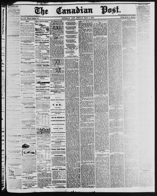 Canadian Post (Lindsay, ONT), 3 May 1878