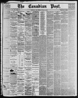 Canadian Post (Lindsay, ONT), 14 Jun 1878