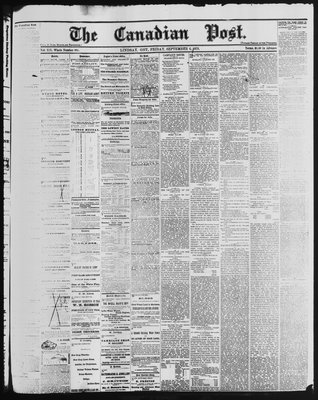 Canadian Post (Lindsay, ONT), 6 Sep 1878