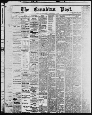 Canadian Post (Lindsay, ONT), 20 Sep 1878