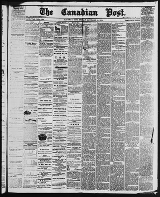 Canadian Post (Lindsay, ONT), 10 Jan 1879