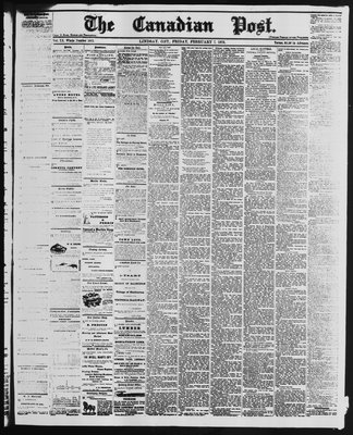 Canadian Post (Lindsay, ONT), 7 Feb 1879