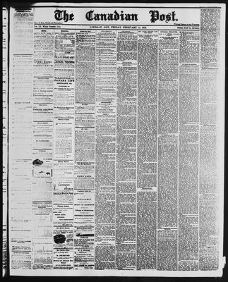 Canadian Post (Lindsay, ONT), 14 Feb 1879