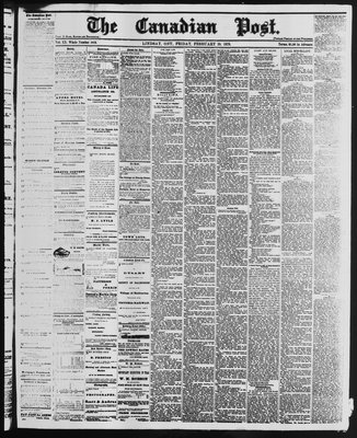 Canadian Post (Lindsay, ONT), 28 Feb 1879