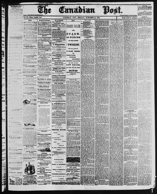 Canadian Post (Lindsay, ONT), 10 Oct 1879